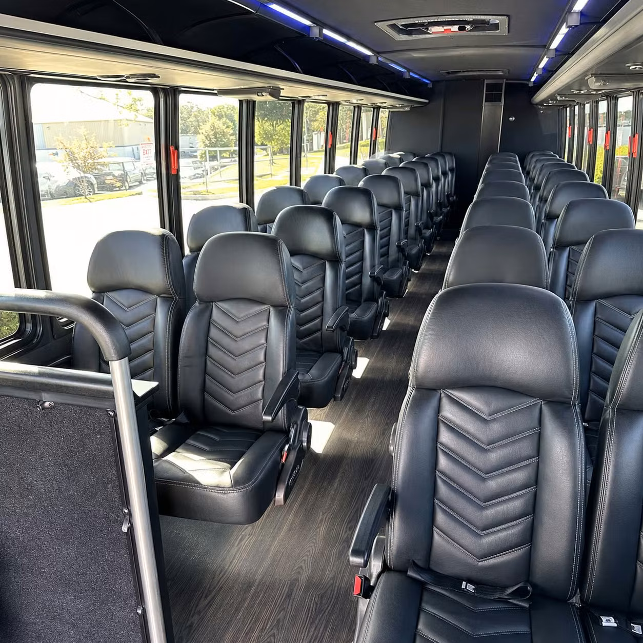 30 passenger minibus inside