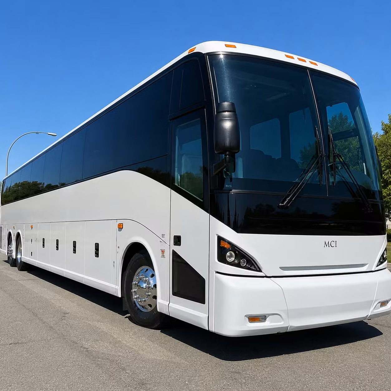 hamilton 56 passenger charter bus rental