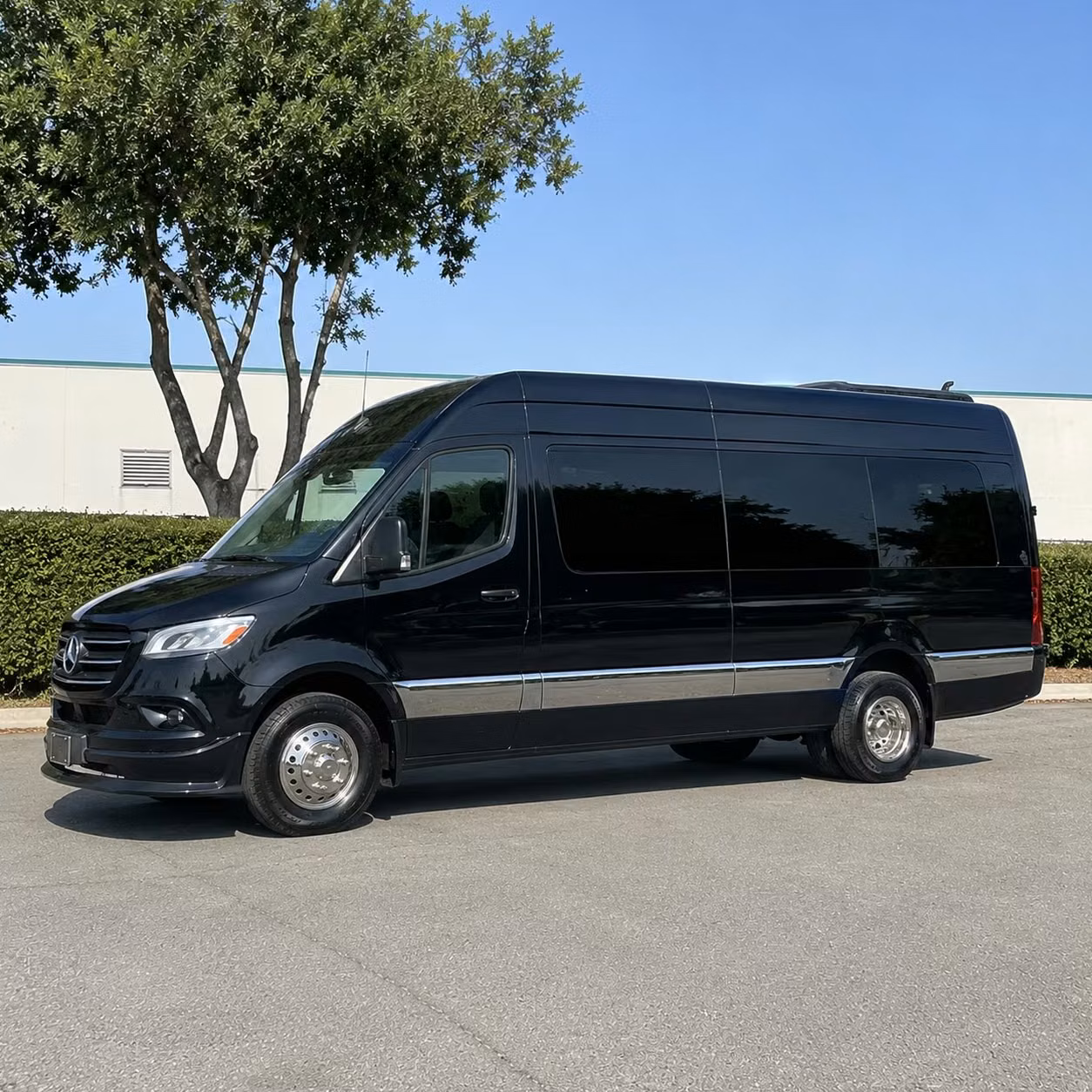 hamilton sprinter van rental with driver
