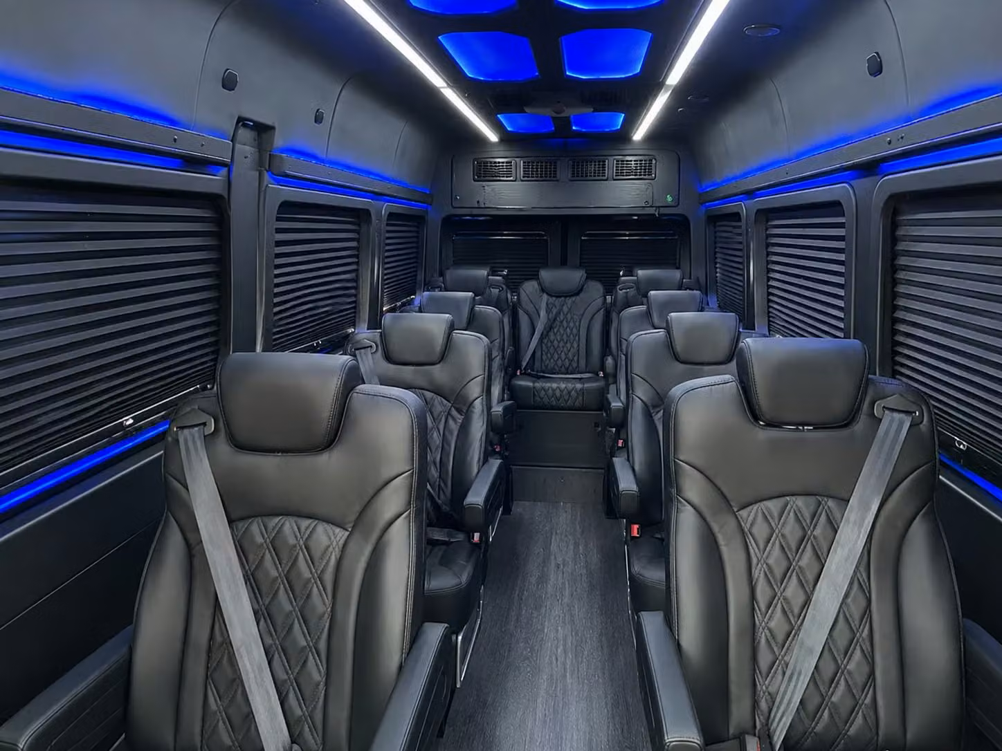 sprinter van with driver interior